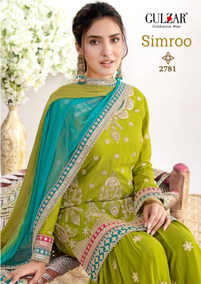 SIMROO BY GULZAR DESIGNER PAKISTANI SALWAR SUIT WHOLESALER IN INDIA